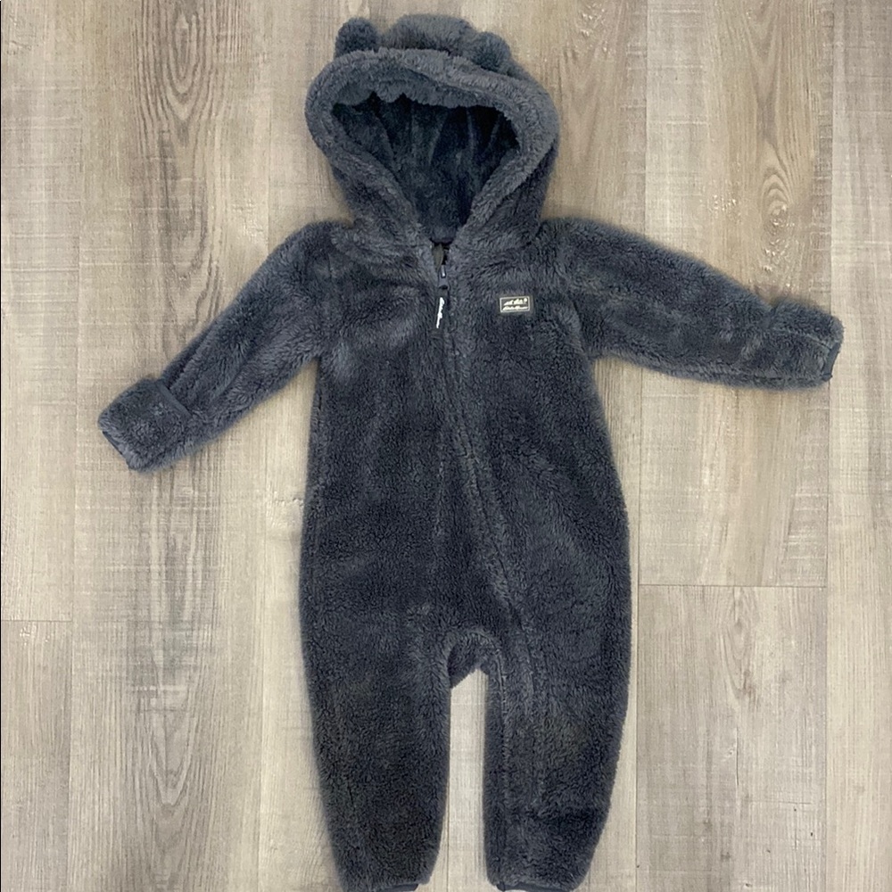 Cozy Gray Kids One Piece